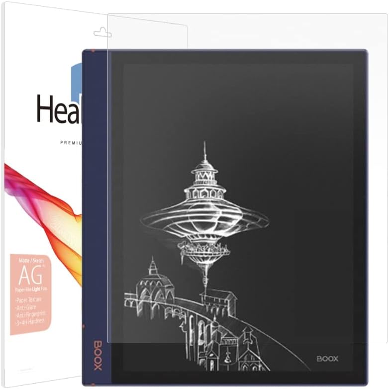MITER CASE Healing Shield Screen Protector for Onyx Boox Note Air2 Plus/Air 2 / Air 1, Light Anti Glare Paper Texture Feeling Matte Film-NoteAir2Plus