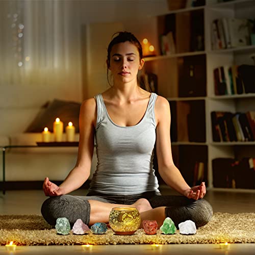Image of Aovila Cancer Gifts: Tea Light Holder Candle Holder Crystals Birthstones Gift Box Set Zodiac Astrology Gifts for Women, Mum, Best Friends