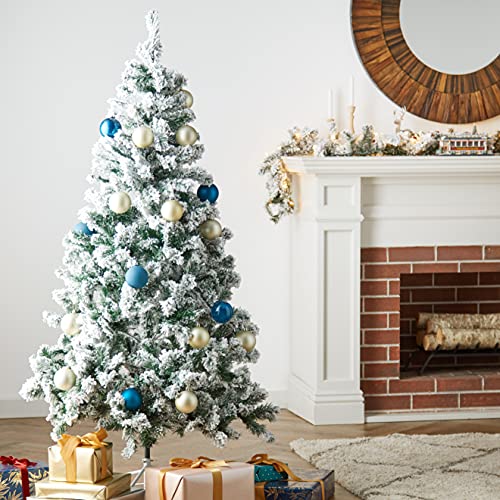 Perfect Holiday Christmas Tree, 6-Feet, Flocked Snow #TOP7