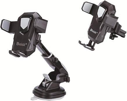 Soporte M?vil ?2 in 1? Rejilla Coche Soporte M?vil Coche Salpicadero con Ventosa para Parabrisas/Salpicadero/Rejilla de Ventilac?ncon con Gel Fuerte y Brazo Ajustable Giro 360 Grado Soporte M?vil ?2 in 1? Rejilla Coche Soporte M?vil Coche Salpicadero con Ventosa para Parabrisas/Salpicadero/Rejilla de Ventilac?ncon con Gel Fuerte y Brazo Ajustable Giro 360 Grado