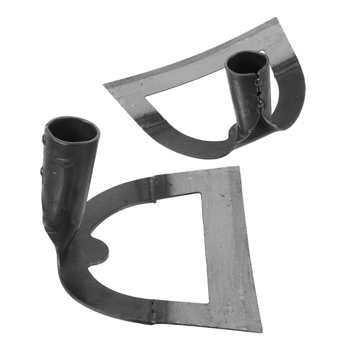 Toddmomy 2piezas Azada Hueca Para Jardín y Granja Herramienta De Desmalezado Cabeza De Azada De Acero Para Cultivar y Preparar Suelo Jardines Domésticos