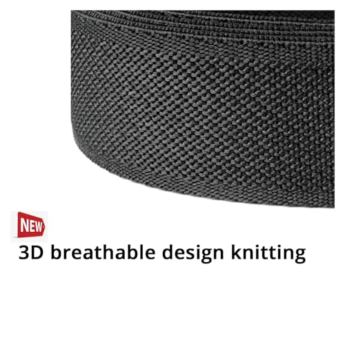 Men Belts Plus Size Big and Tall 100cm To 180cm 39''-71'' Long Stretch Nylon Web Waistband Black Blue Gray4