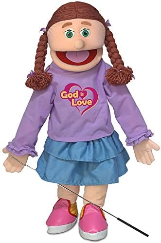 25" God is Love, Peach Girl, Full Body, Christian Ministry Puppet