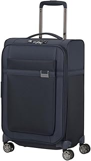 Samsonite Airea - Spinner S Maleta de mano ampliable, (longitud: 35 cm), 55 cm, 38/43,5 L, Azul (Dark Blue)
