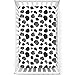 Cow Print Themed Fitted Crib Sheet,Standard Crib Mattress Fitted Sheet Toddler Bed Mattress Sheets -Crib Mattress Sheet or Toddler Bed Sheet,52â€œ x28â€œ,White Black