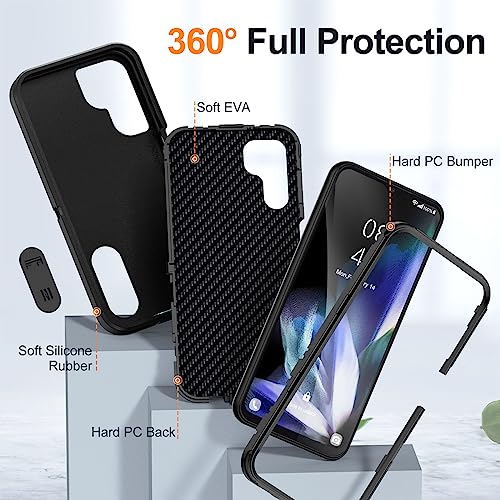 Coque Galaxy A14 5G antichoc de qualité militaire avec béquille robuste