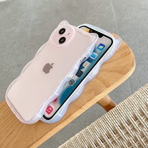 Fycyko Compatible With Iphone 11 Case, With Clear Cute 3D Cartoon Cat Ears Design Case For Girls Woman Soft Slim Tpu Drop Bumper Case For Iphone 11-Purple #TOP4