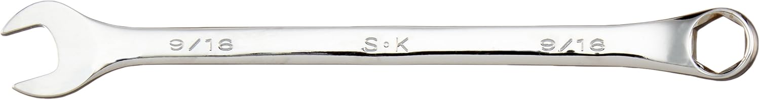 SK Tools USA 9/16", Long Pattern, 6 Point, SuperKrome® Combination Wrench | 88618