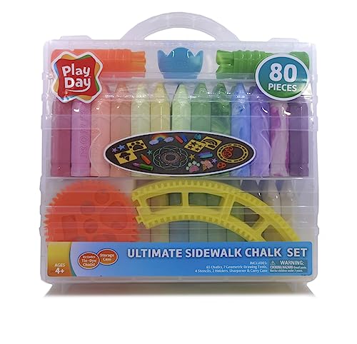 Ultimate Sidewalk Chalk 80 Piece Set