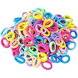 Haargummis Mädchen,200 PCS Klein Haargummi Mini Nahtlose Haarbänder Elastische Soft Zopfgummis Bunte Haar Gummiband für Mädchen Kinder Kleinkinder Baby