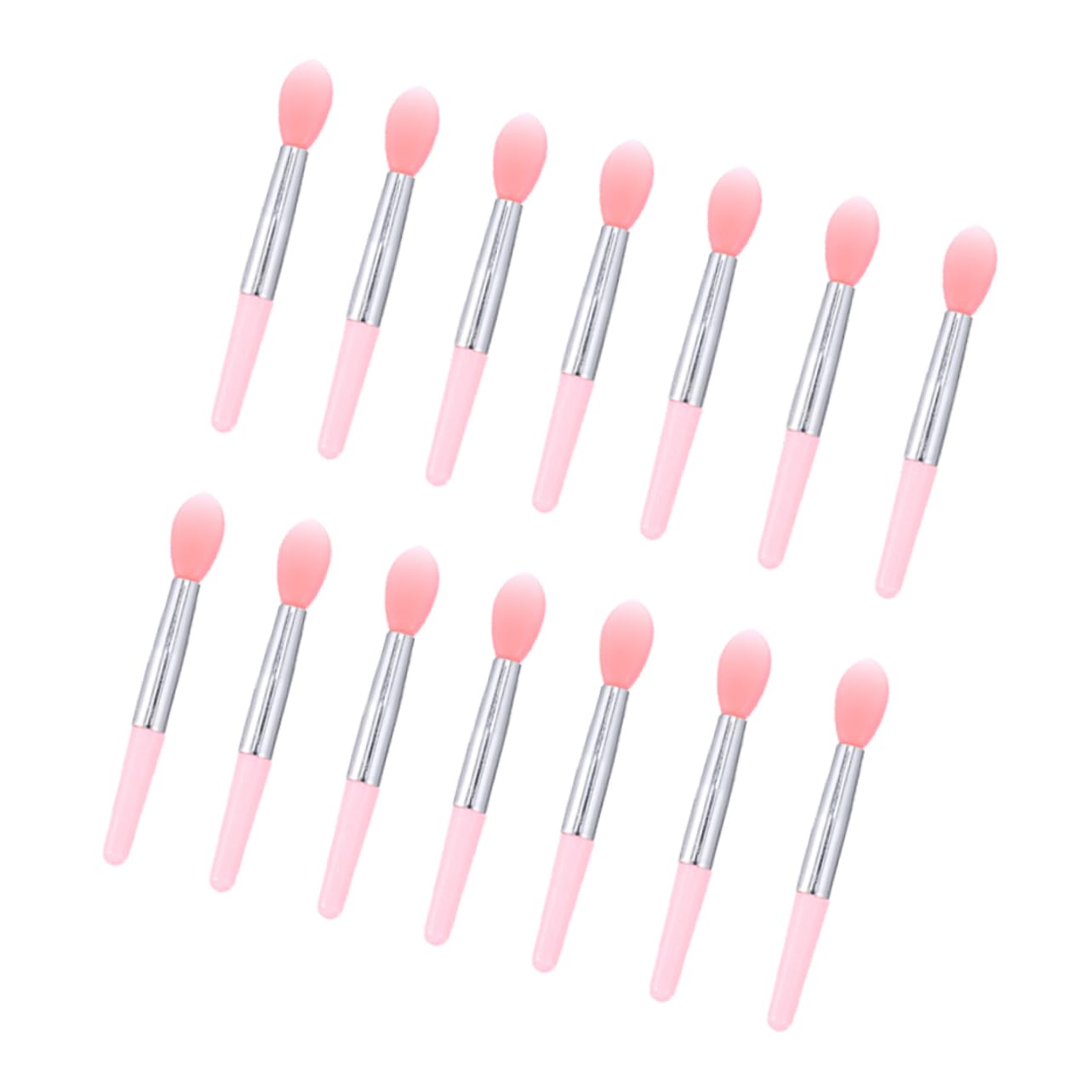 Ipetboom 1Set Lip Mask Silicone Brush Transparent Handle Non Stick Lipstick Applicators for Precise Makeup Application for Lipstick Lovers and Beginners