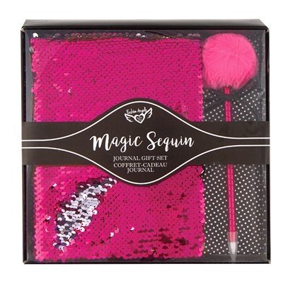 Fashion Angels Magic Sequin Beauty Wristlet, Pink/Silver