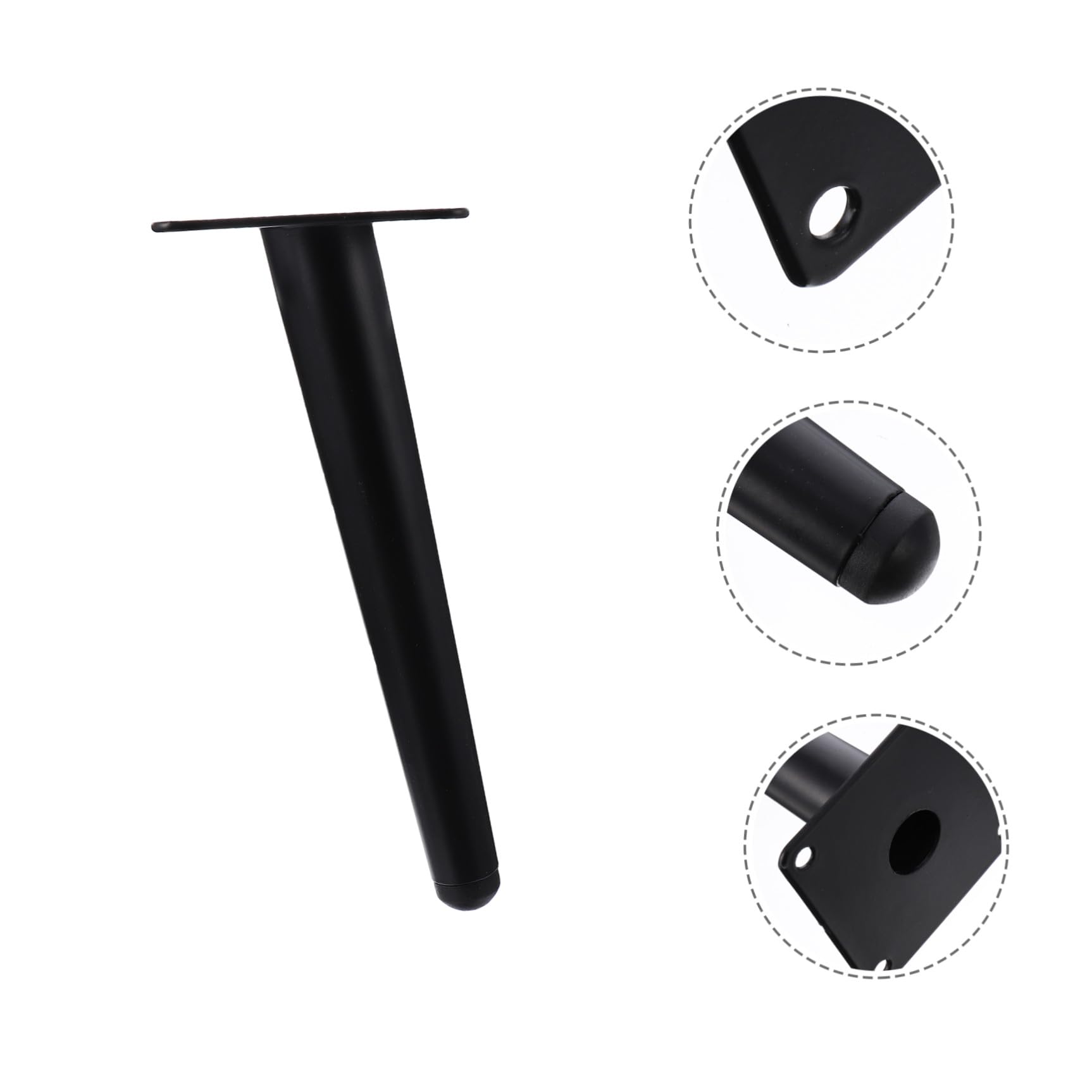 EXCEART 4pezzi Piedini di Supporto per Mobili in Gambe per Tavolo da Tè e Divano Piedini per Mobili da Letto e Armadietto Design Affusolato Facile da Installare