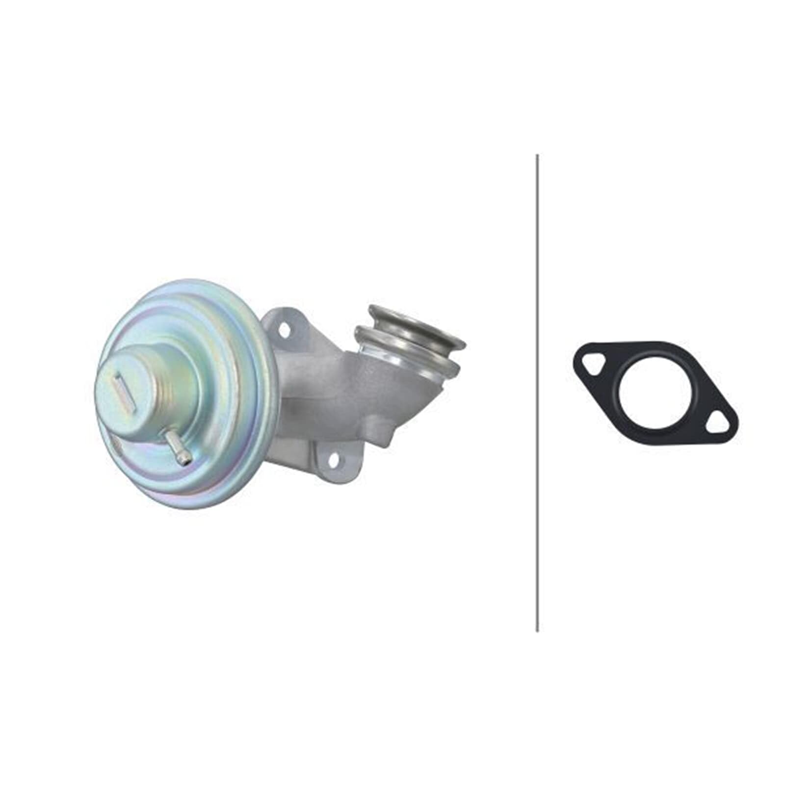 HELLA 6NU 014 865-471 Valvola ricircolo gas scarico-EGR - pneumatico - con anelli di tenuta