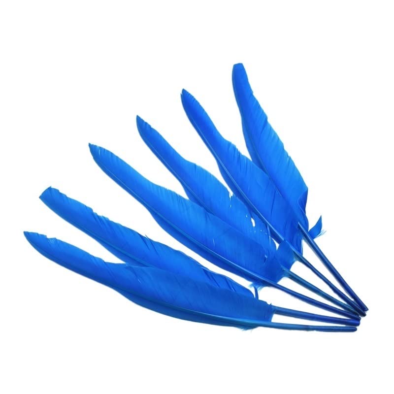 Plumas de pavo de colores para decoración de bodas elegantes y arreglos de mesa