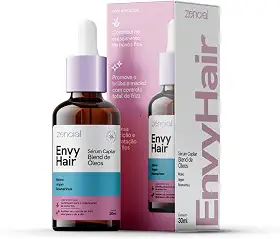 Envy Hair 30ml – Sérum com Óleos Essenciais | Fortalecimento, Crescimento Capilar, Anti-Frizz, Hidratação Profunda e Couro Cabeludo Saudável