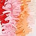 Just Artifacts Premium Crepe Paper Rolls - 8-Feet Length/20-Inch Width (5pcs, Color: Shades of Green)