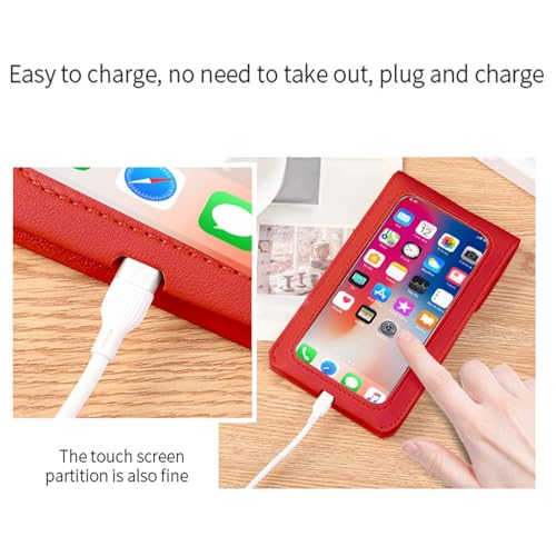 Small Crossbody Bags for Women, Touch Screen Phone Bag Phone Holder Wallet Shoulder Purses for Travel Shopping Dating Pouch3