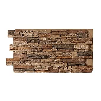 High-Density Polyurethane Faux Stone Wall Covering Panels - Sedona, 48