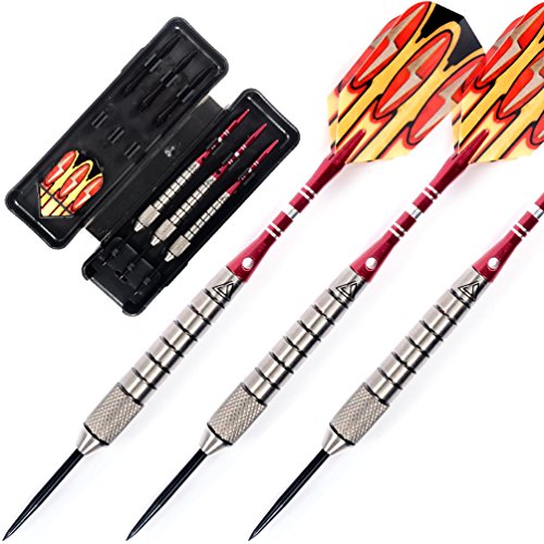 Jeu de fléchettes tungstène 93% CUESOUL 27g avec barils fins haute densité