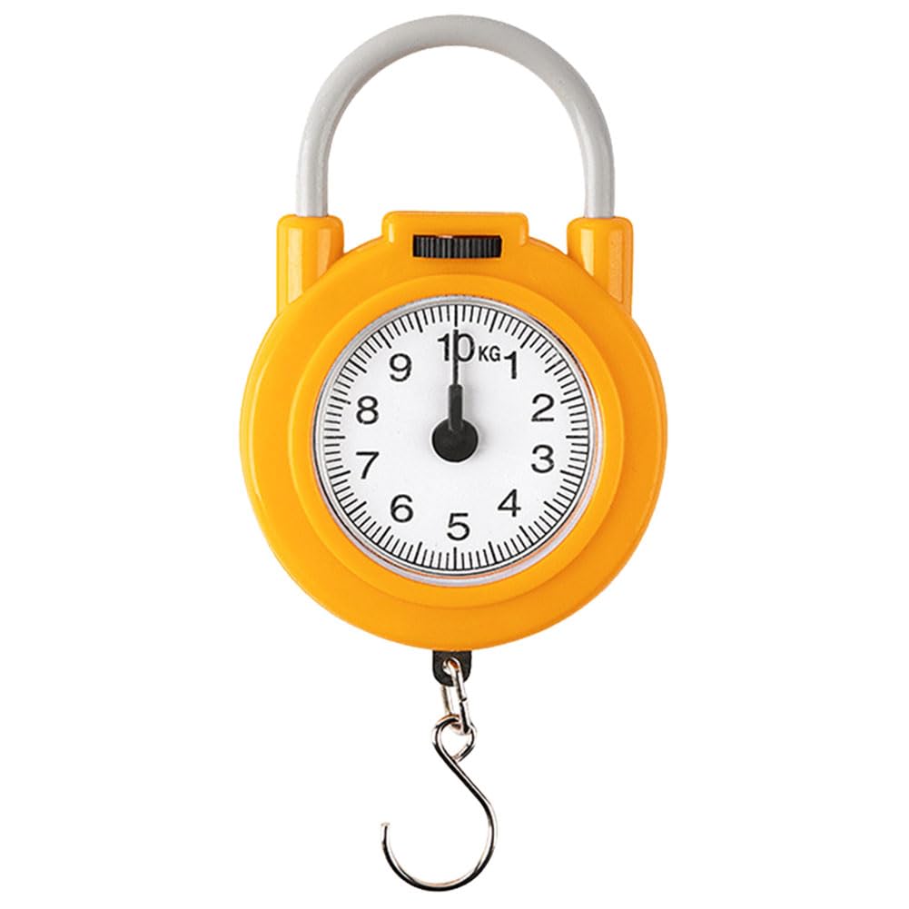 Dasfie 10KG Digital Electronic Hanging Hook Scale Handle Fishing Scale Portable Travel Luggage Weighing Scale with Hook Kitchen Tool