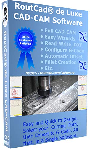 CAD-CAM CNC Mill Software for Mach 3-4, Linux CNC, EMC2, Fanuc, CNC 3040. Design your part and generate the g-code with a single easy to use software, plus many tutorial training videos included.