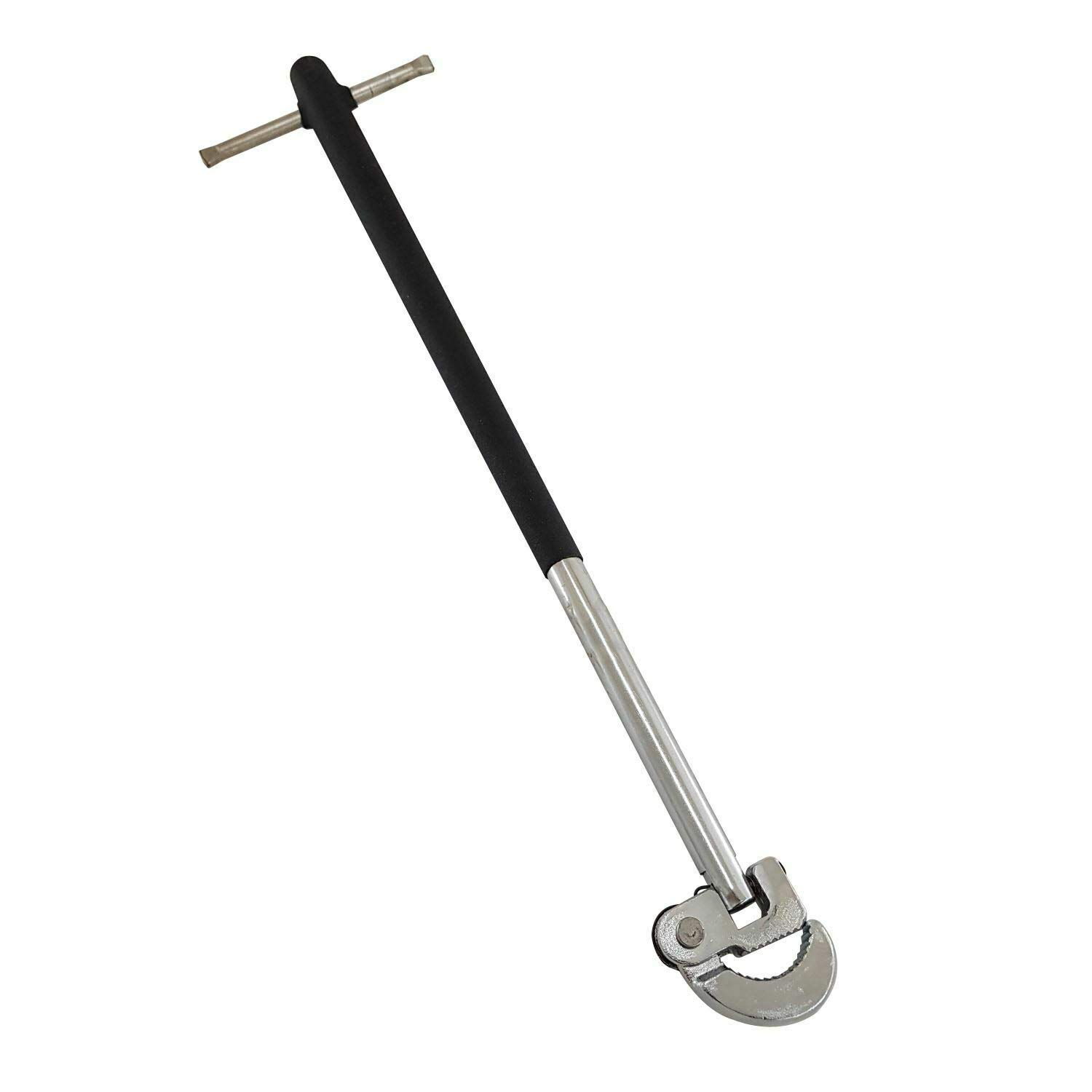 Tooltime. Voche® Plumbers 16" (440Mm) Adjustable Basin Wrench Tap Nut Spanner With Double Dipped Foam Grip Handle