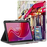 Custodia Per Lenovo Tab M11 Con Portapenna - Copertura Magnetica, Supporto Regolabile, Nero - Foto 10