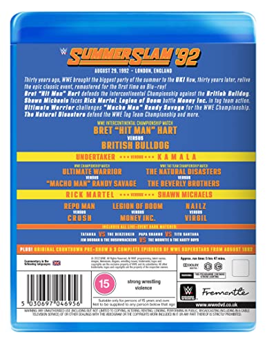 WWE: SummerSlam 1992 - 30th Anniversary Edition [Blu-ray]