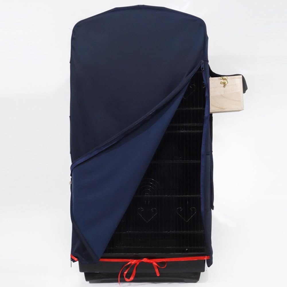 Birdcage Warm Cover, Windproof Waterproof Warm Cover, Night Light-Proof Parrot Bird Cage Cover, Bird Cage Protective Covers, for Square Cage, Bird Lover