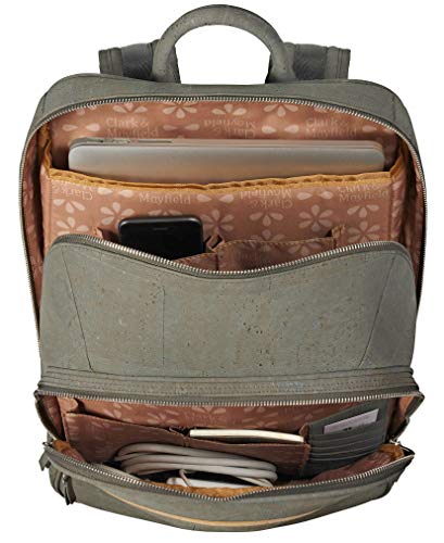 Clark & Mayfield Corbett 16 Laptop Backpack Eco-Friendly (Cocoa) #TOP1