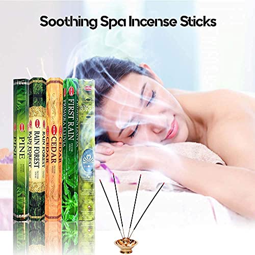 Hem Incense Forest Cedar Pine Rain Forest First Rain 5 x 20, 100 Sticks