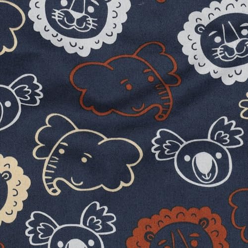 VmG-Store 1 m Cotton Fabric for Sewing 100% Cotton Sewing Fabric, No Sold by the Metre, Children's Fabric, Patchwork, DIY - Image 2