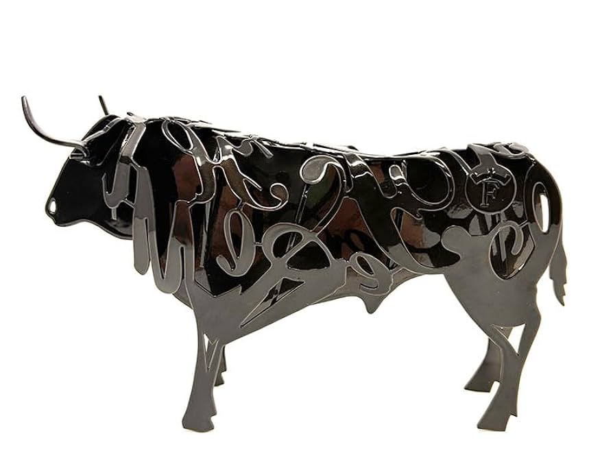 Lenin Estatua FORJASPORT Escultura Toro Bravo De Forja Hecho En Espau00f1a De 30 Cm De Ancho Escultura Metalica Hecha A Mano Toro Bull Figura De Hierro Decorativa Para La Decoracion Del Hogar