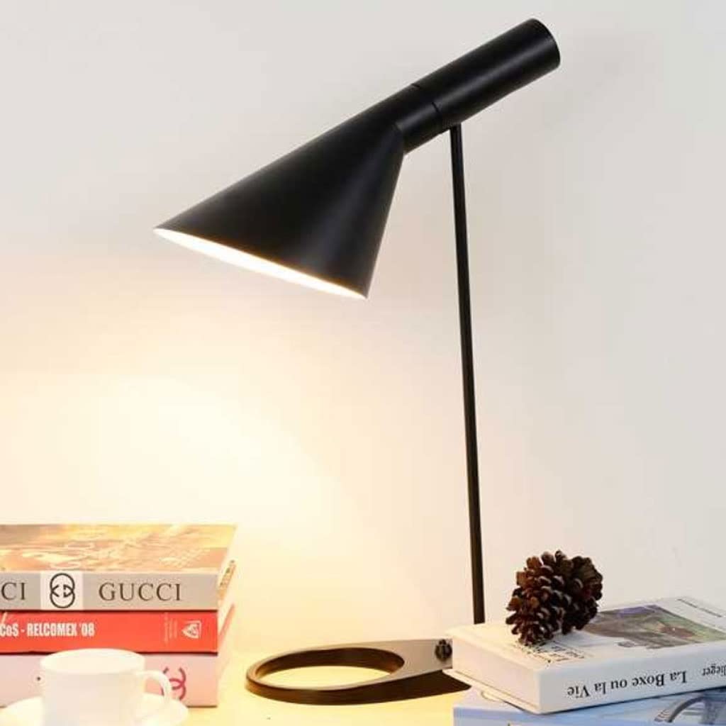 Lampa stołowa Nordycka nowoczesna lampa stołowa LED do sypialni kreatywny salon Study lampka nocna lampa stołowa do nauki Lampa stołowa LED(Zwart)
