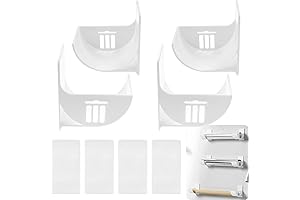 4-Piece Wall-Mounted Trash Bag Dispenser for Effortless Waste Management