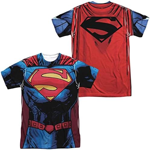 Sons of Gotham Superman New 52 Superman Men's All Over Print T-Shirt White