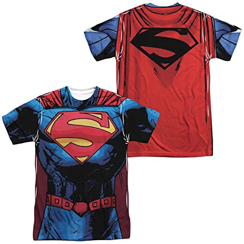Sons of Gotham Superman New 52 Superman Men's All Over Print T-Shirt White
