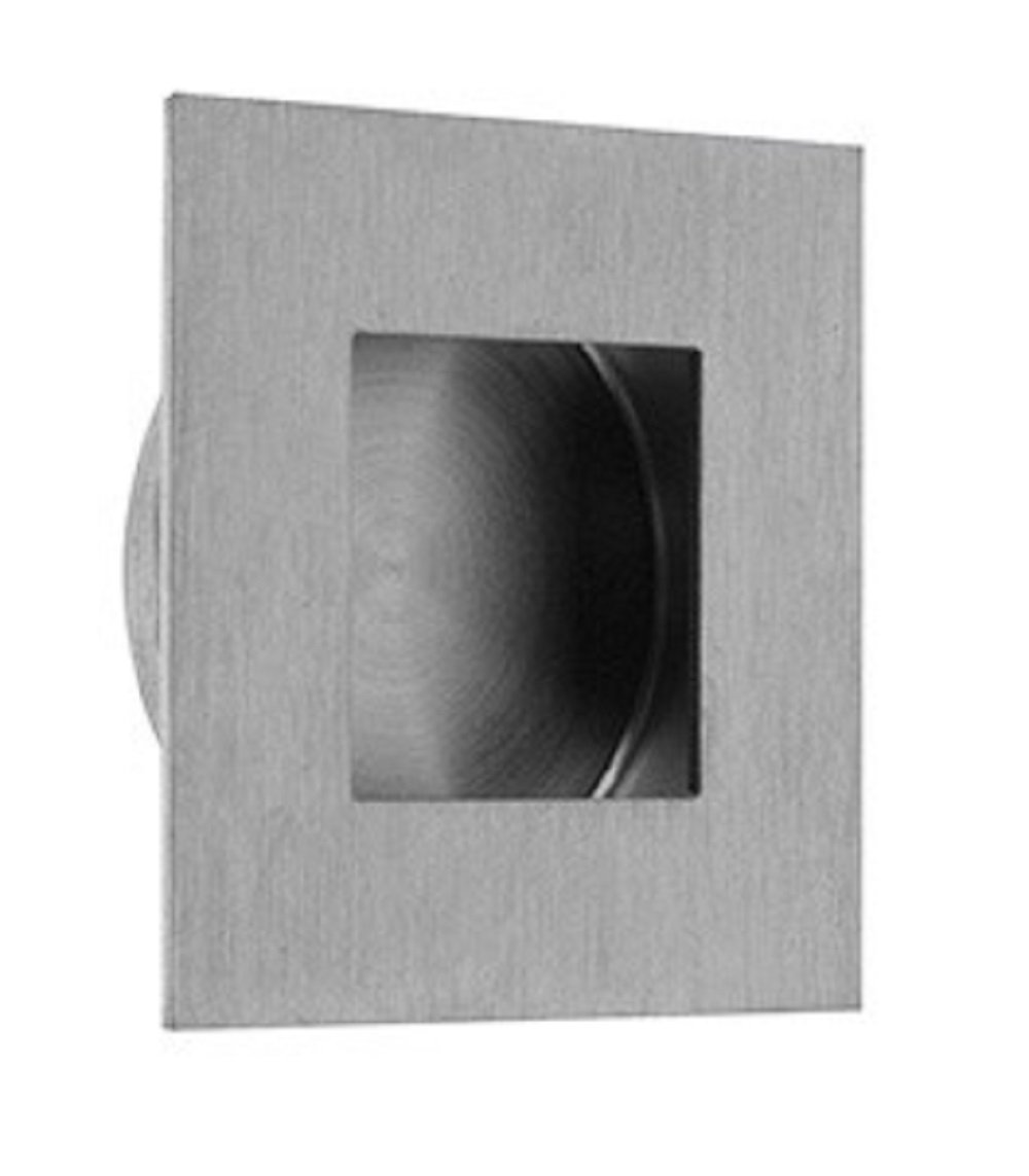 Zoo Hardware Square Flush Pull Satin Stainless Steel (30Mm X 30Mm)