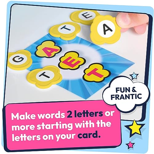 TOMY Games Word Poppers, Race to Make Words Before Timer Board Pops, 2 to 4 player Family Games for Kids and Adults - Image 3