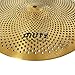 Arborea Low Volume 13”Hi-Hats Cymbal Golden Practice Mute Cymbal For Drum Set