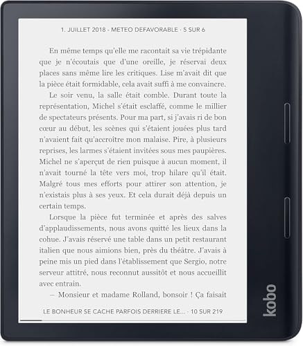 Liseuse eBook Kobo Liseuse numerique Kobo by Sage 8 32 Go Noir Reconditionne A