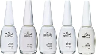 Kit 5 Esmaltes Colorama p/ Francesinha