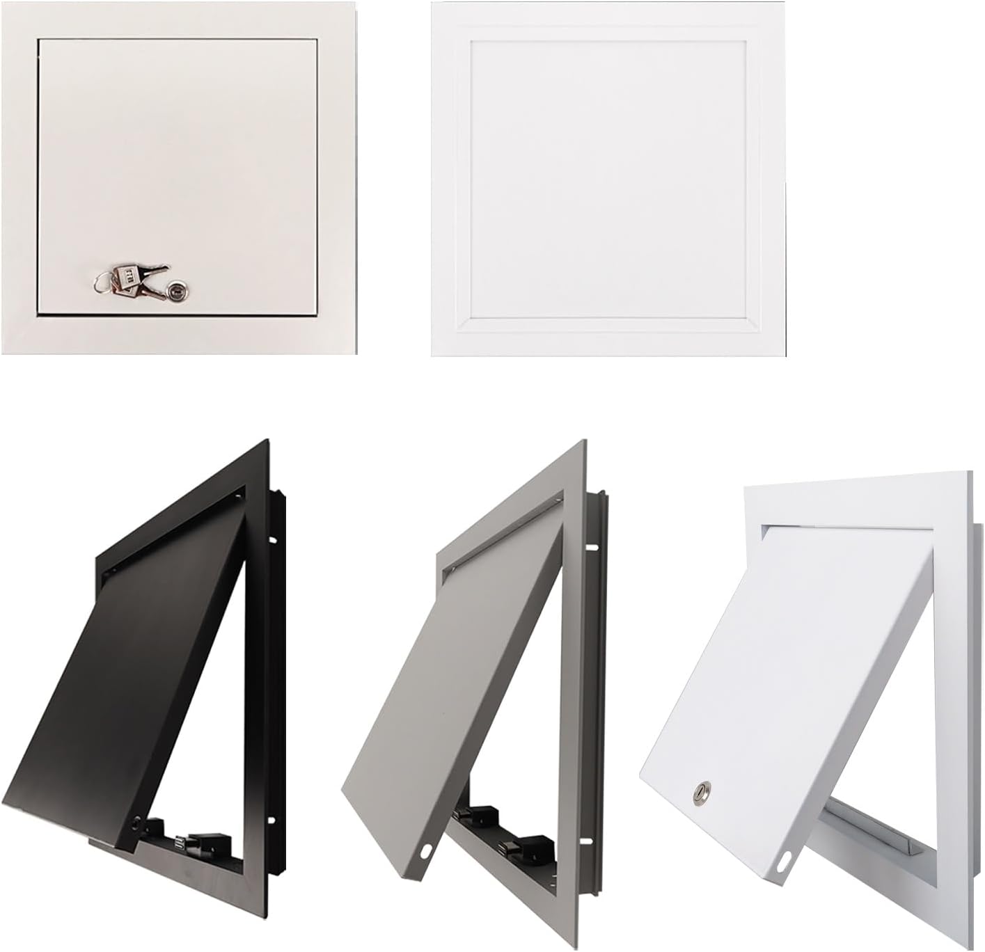 Inspection Cover for Walls and Ceilings,White Smooth Surface Magnetic Inspection Cover,Paintable Surface for Seamless Blend(White,40x55cm)