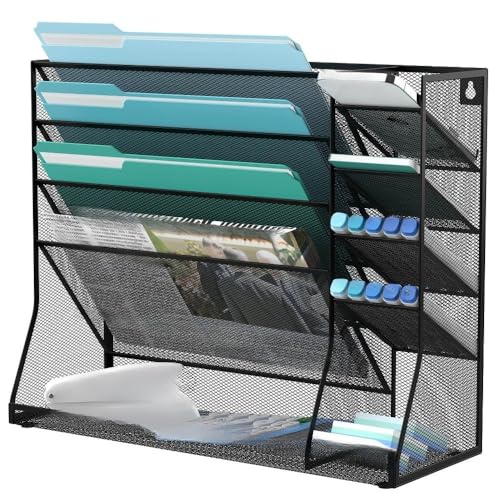 PLUS中古メッシュスチールマガジンラック 3段 plusnao（プラスナオ） マガジンラック ファイルラック ブックラック