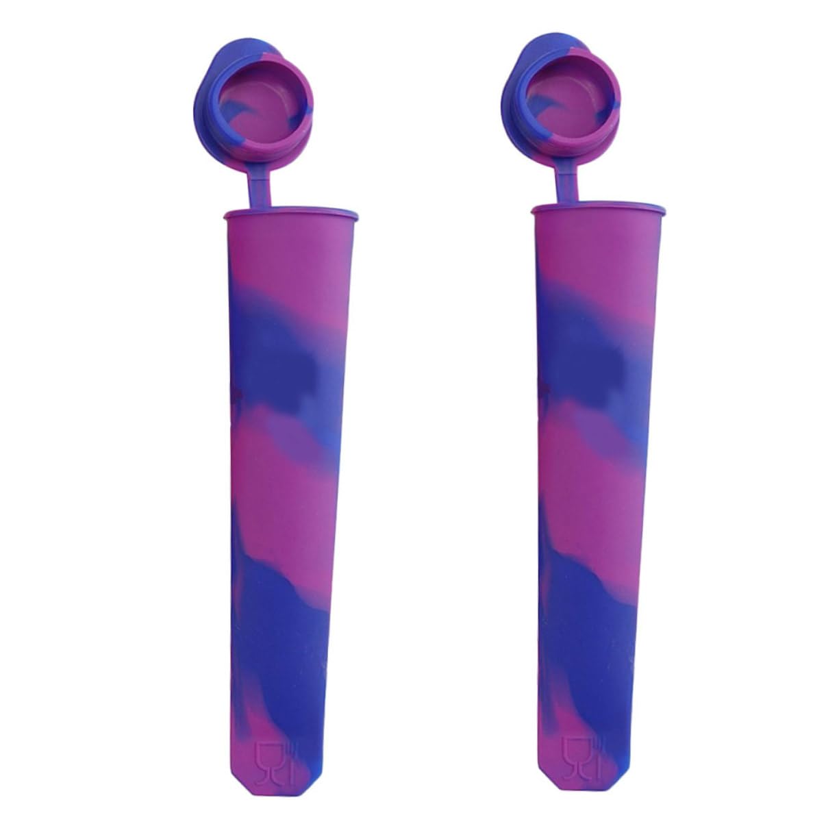 PRETYZOOM 2Pcs Silicone Ice Molds DIY Popsicle Maker with Cover for Easy Demolding for Family Fun and Homemade Treats