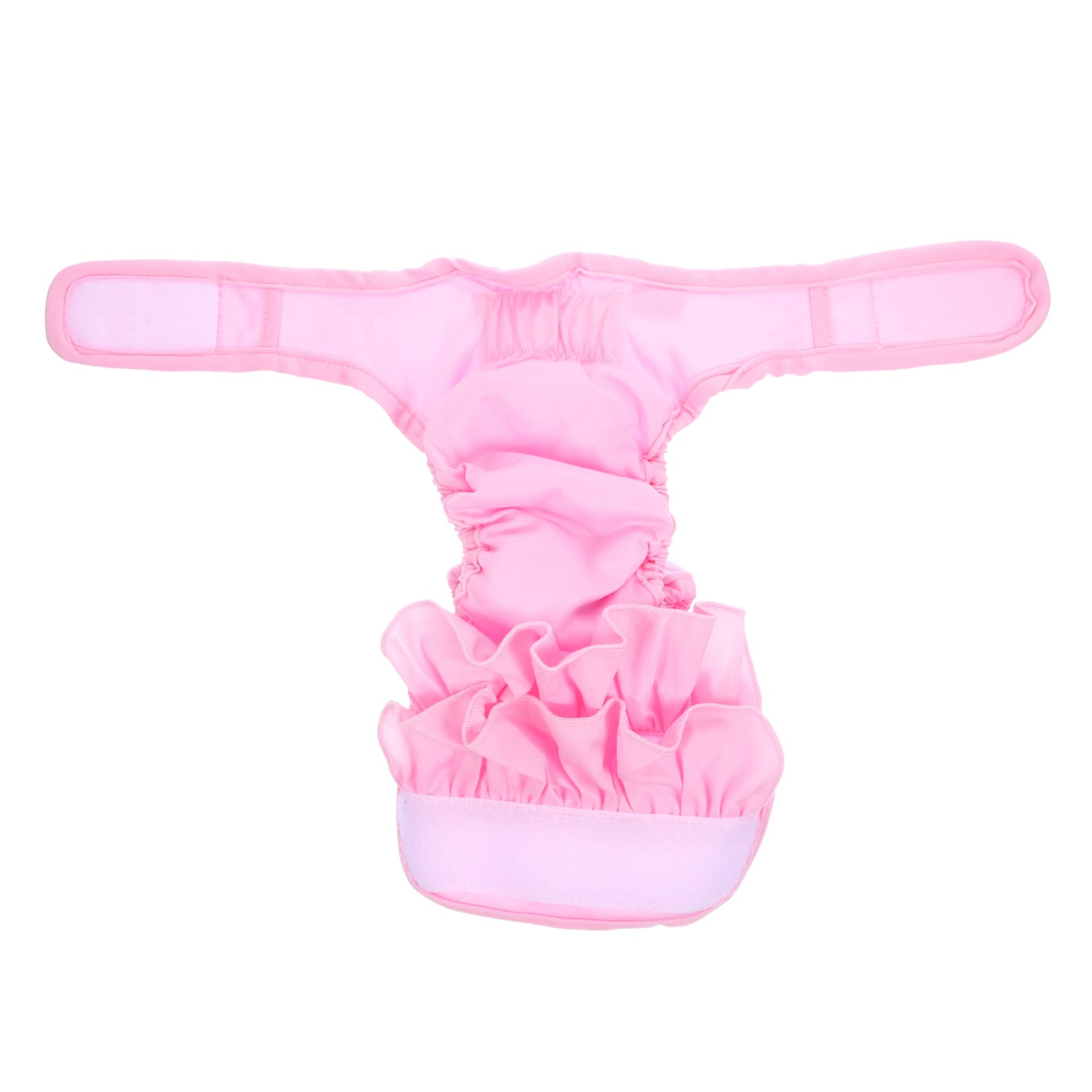 Angoily 4piezas Pañal Reutilizable para Perros Braguitas Sanitarias Absorbentes para Perros Pequeños Período Ajustables y Cómodas Protección Efectiva para Hembras Diseño Elegante y
