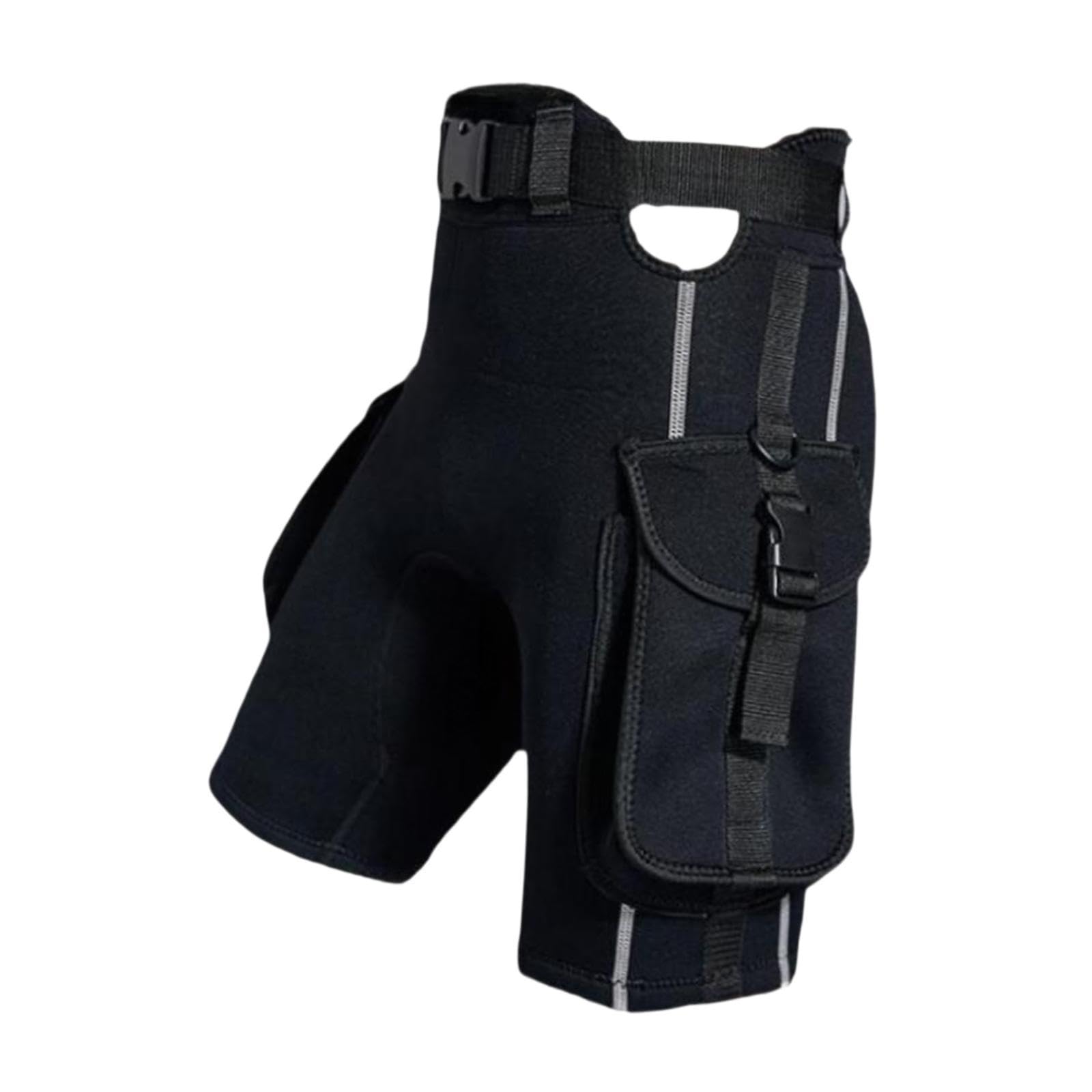 Amagogo Pantalones Cortos de Buceo, Traje de baño de Neopreno, Accesorios Gruesos, Bolsillos de Gran Capacidad, Pantalones sumergibles, Pantalones Cortos de