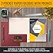 Better Office Products Burgundy Paper 2 Pocket Folders with Prongs, 50 Pack, Matte Texture, Letter Size Paper Folders, 50 Pack, with 3 Metal Prong Fastener Clips, Burgundy Red