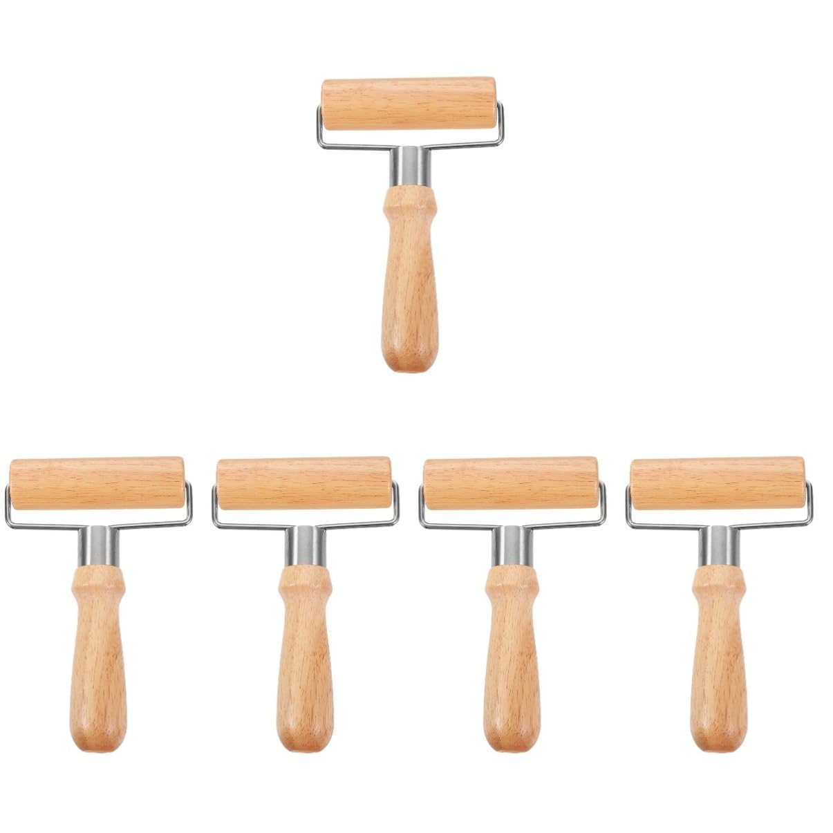 Alipis 5 Rodillos De Rodillo Para Galletas Herramientas De Masa Para Pizza Rodillo De Galletas Rodillo De Repostería De Mano Herramienta Para Hornear Pasador De Rodillo De